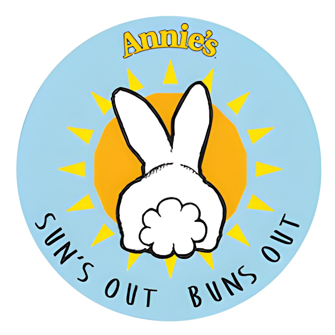 Free Annie's Sun's Out, Buns Out Sticker