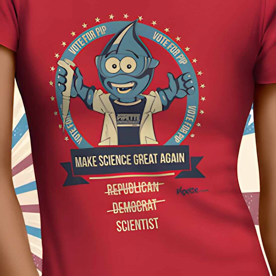 Free Make Science Great Again T-Shirt