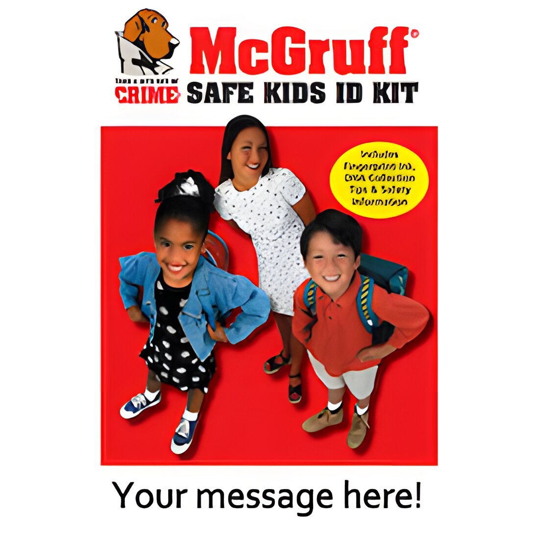 Free McGruff Safe Kids Id Kit