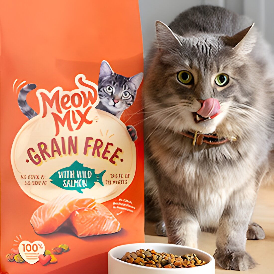 Free Meow MixÂ® Grain Free Cat Food Samples