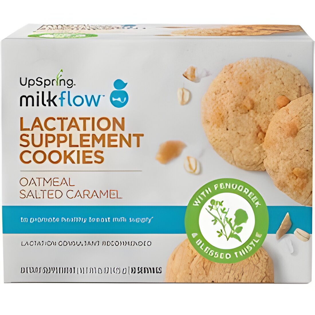 Free Milkflow Fenugreek Oatmeal Salted Caramel Lactation Supplement Cookie