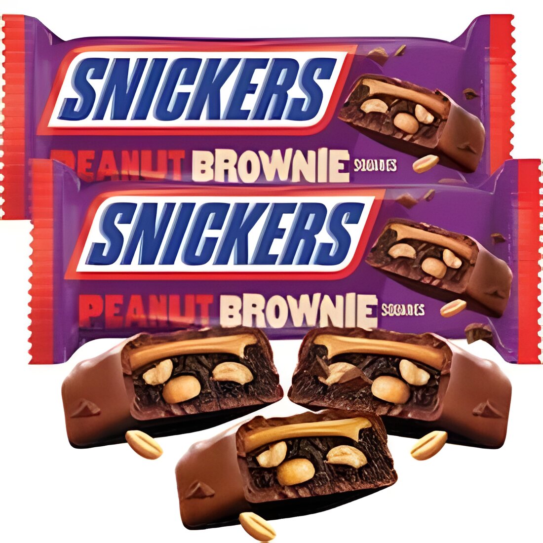 Free Snickers Peanut Brownie Squares