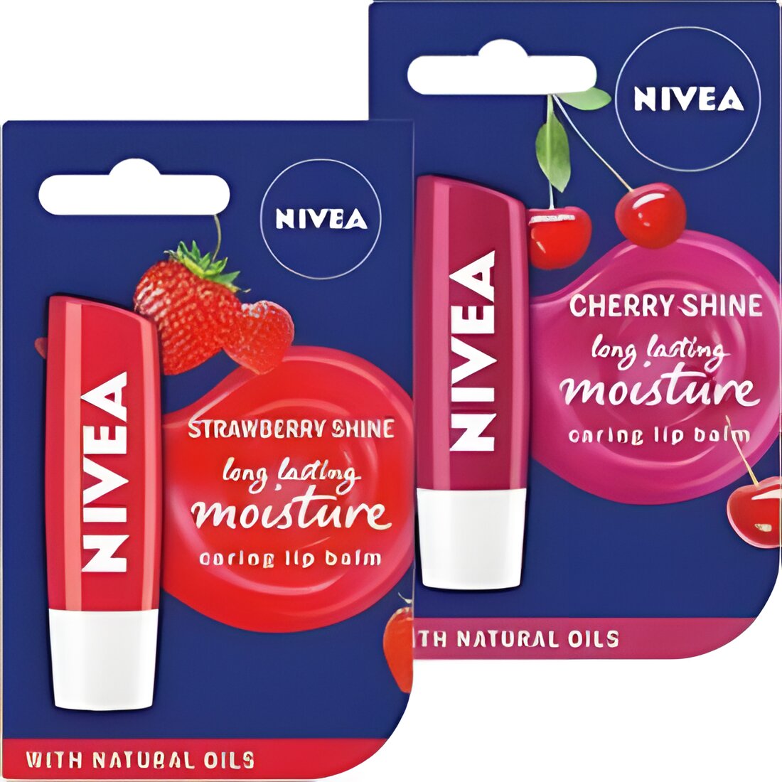 Free NIVEA Fruity Shine Lip Balms