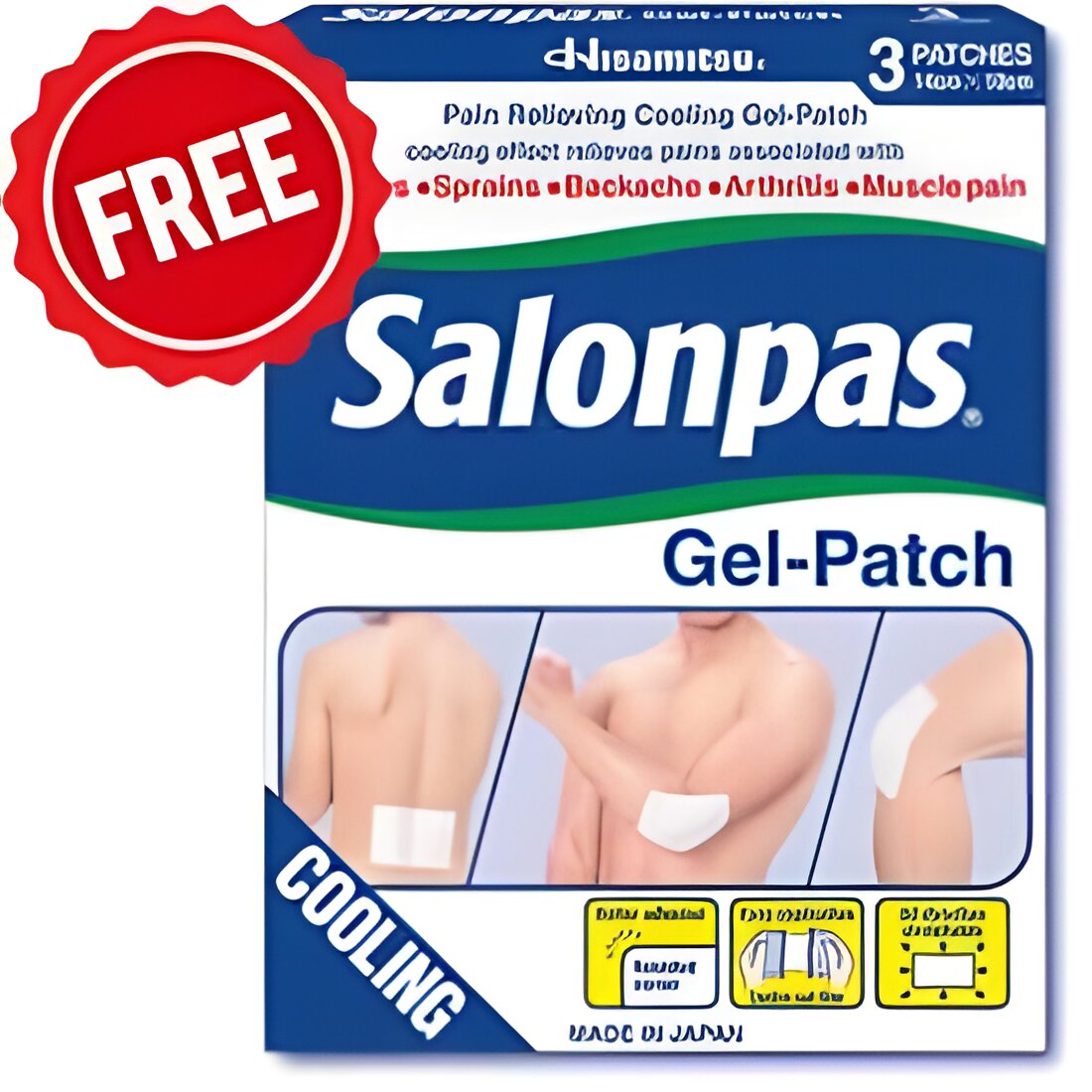 Free Salonpas Gel-Patch Sample