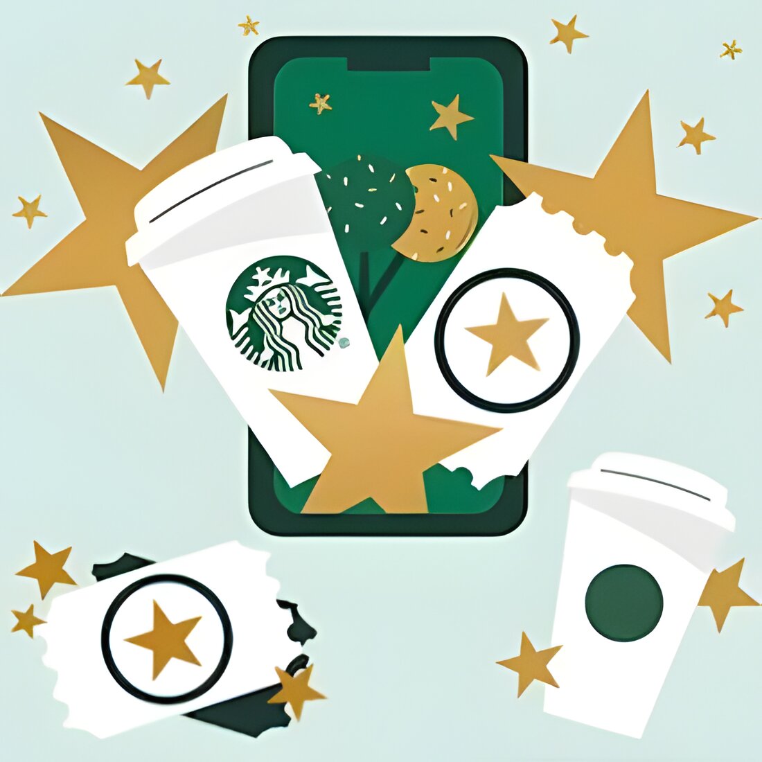 Free Starbucks Drinks, Food & Bonus Stars