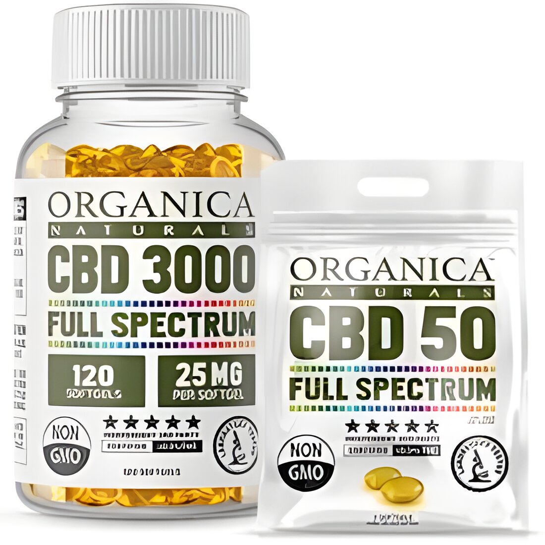 Free Organica Naturals CBD SoftGel Capsules