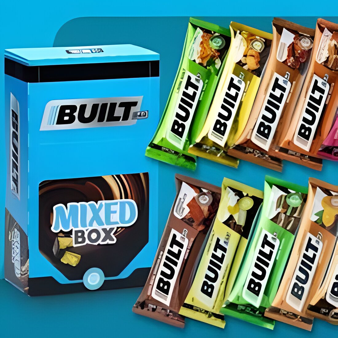 Free 6-Count Box of Built Bar Protein Bars