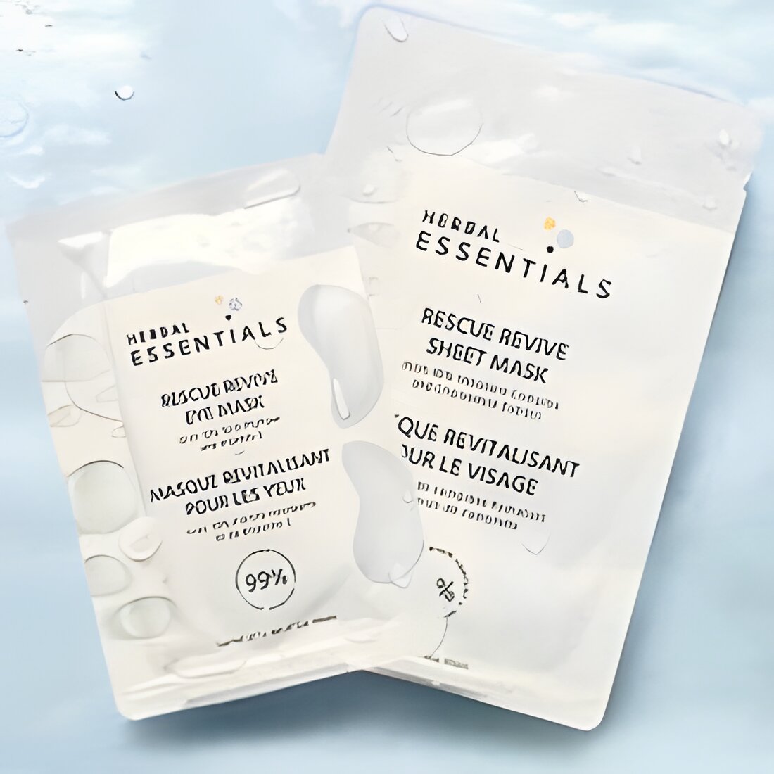 Free Herbal Essentials New Rescue Revive Sheet Mask & Eye Mask
