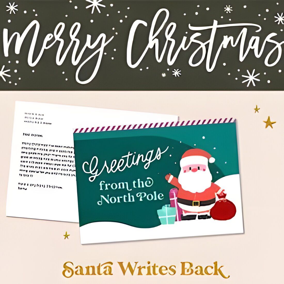 Free Personalized Postcard from Santa