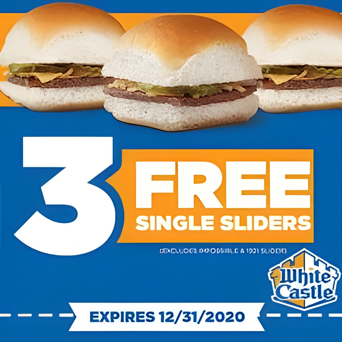 Free Sliders at White Castle