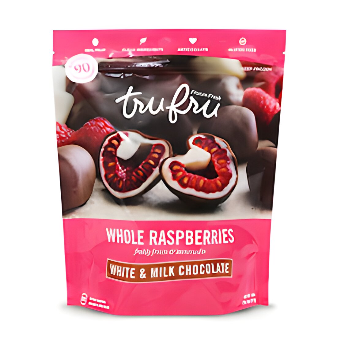 Free Tru Fru Frozen Fresh Raspberries In Premium Chocolate