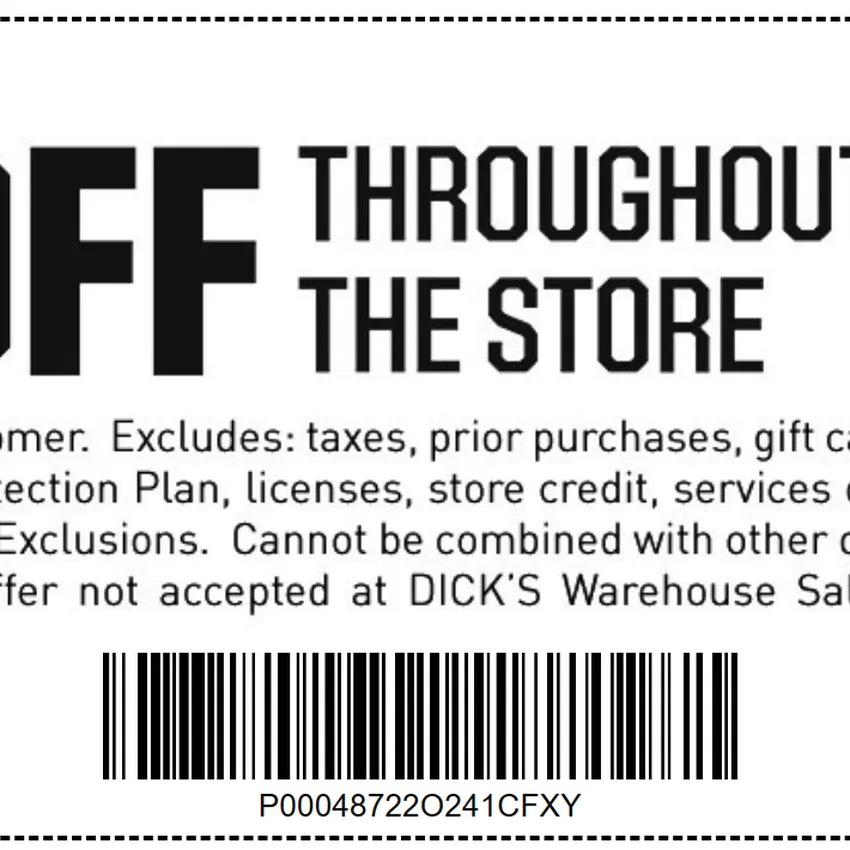 Free $20 Dicks Sporting Goods Credit