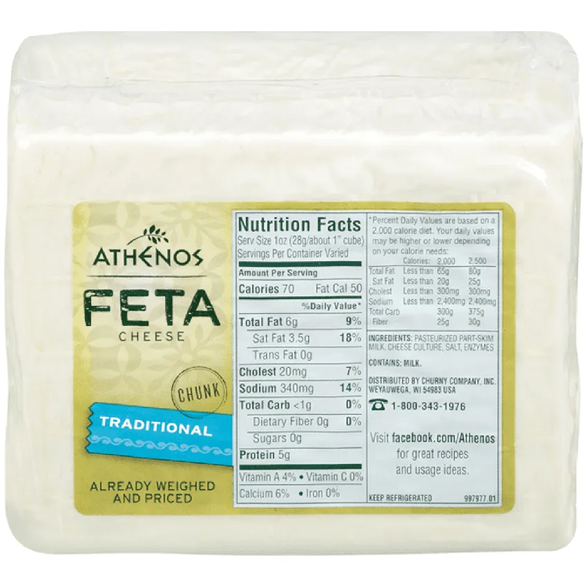 Free Athenos Protein Packed Feta