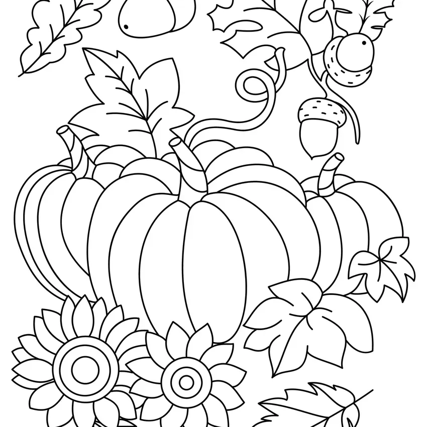 Free Autumn Coloring Pages From Colorgen Pros