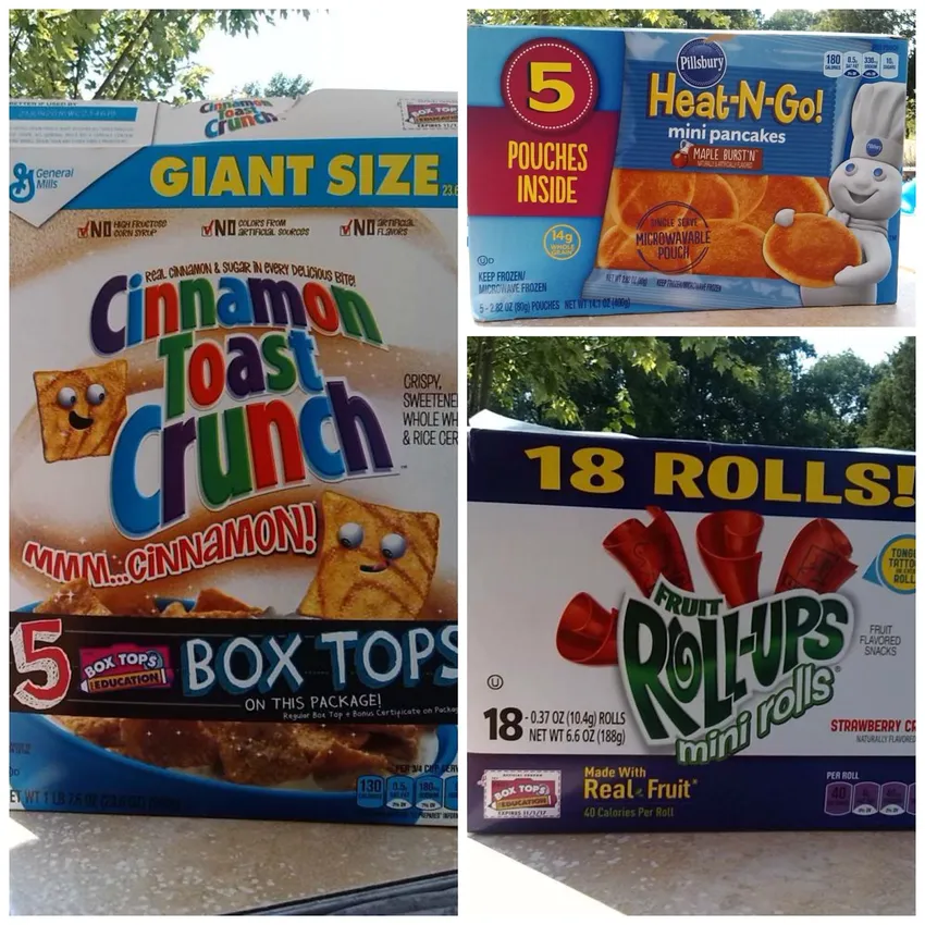 Free Box Tops Snacks Rebate