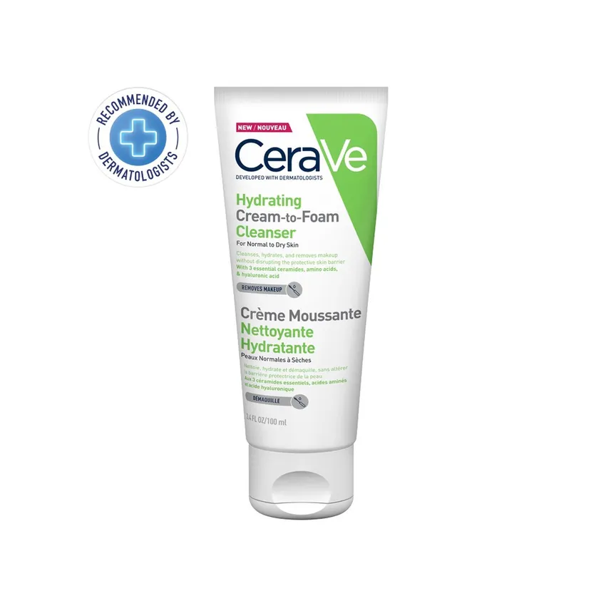 Free Cerave Hydrating Cream-to-foam Cleanser Sample From Sopost