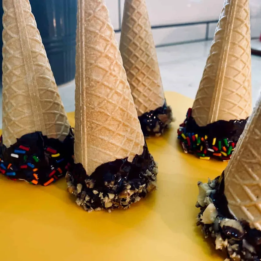 Free Chocolate Dipped Fruit Cone From Edible Arrangements