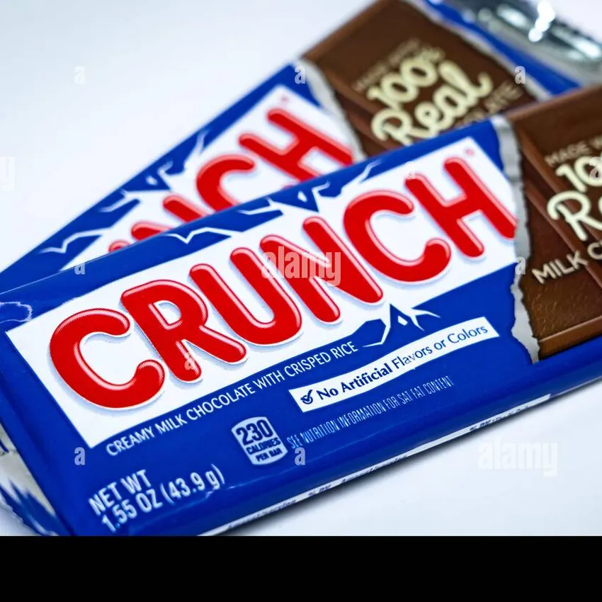 Free Crunch White Chocolate Candy Bar