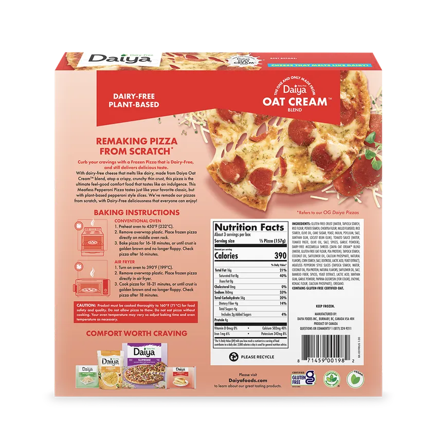 Free Daiya Foods Dairy-free Pizza
