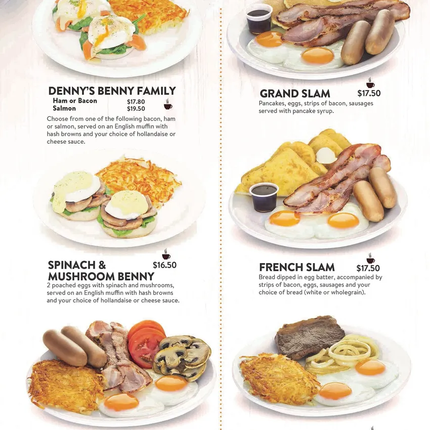 Free Dennys Menu Item