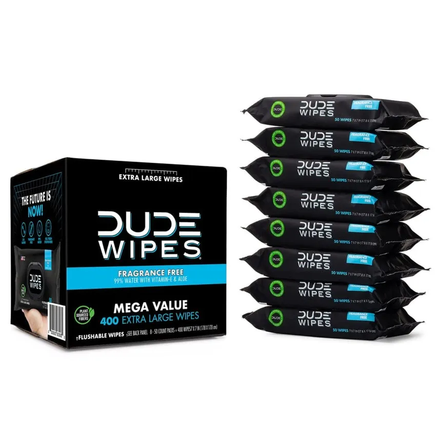Free DUDE Wipes Fragrance Free Sample From Freeosk
