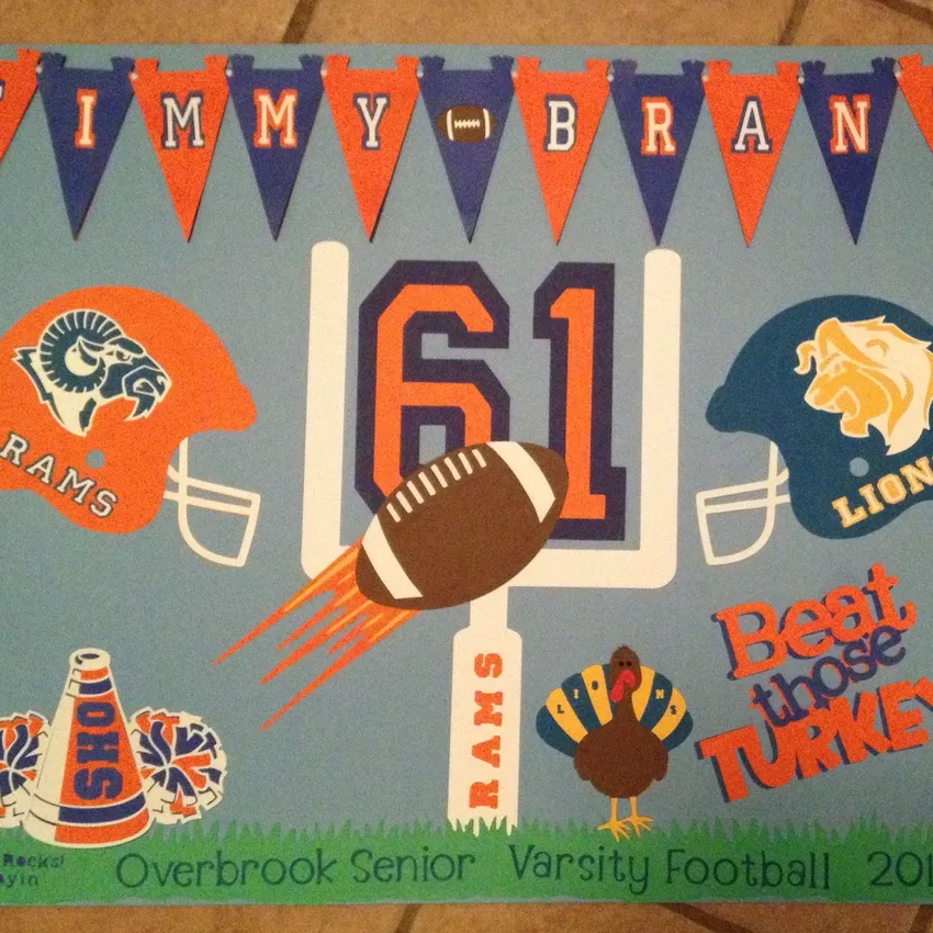 Free Football Spirit Board Workshop From Lowes