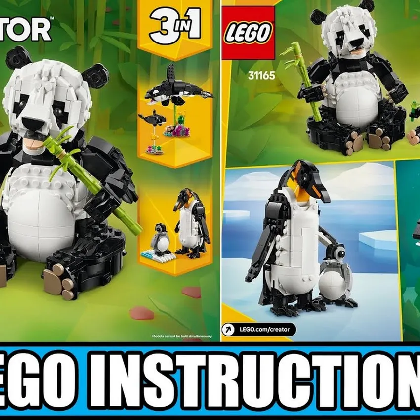Free LEGO Panda Family Building Kit