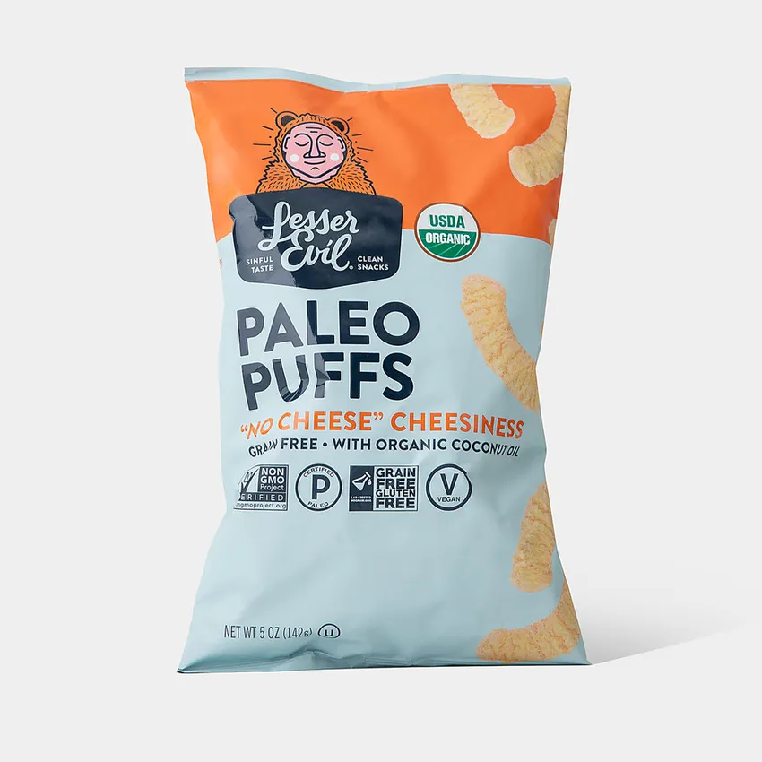 Free Lesserevil Cheese Puffs From Aisle