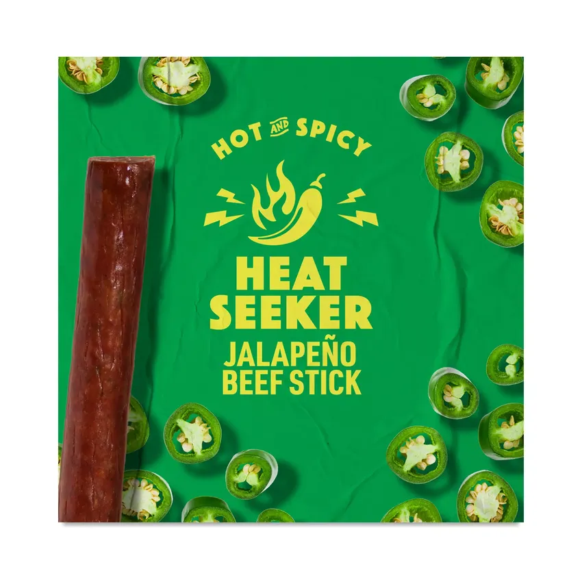 Free Lorissa’s Kitchen Jalapeño Heat Seeker Mini Beef Sticks