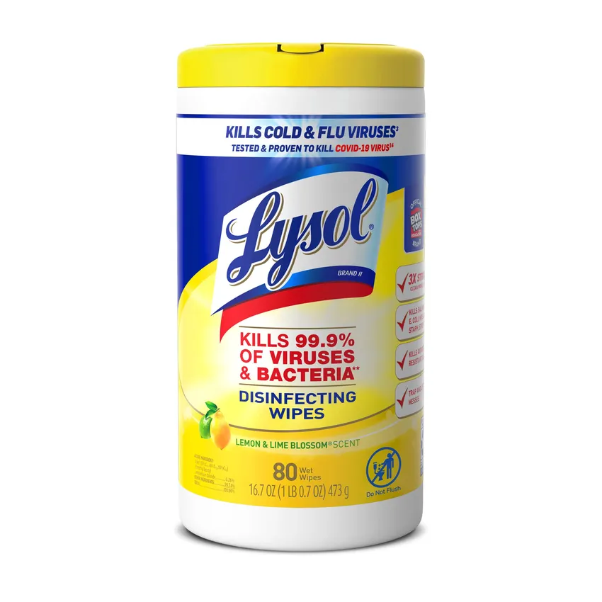 Free Lysol Brand New Day Lavender & Cotton Blossom Disinfecting Wipes