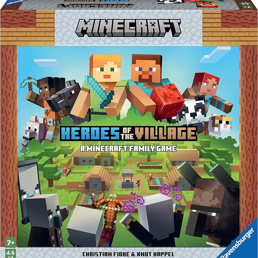 Free Minecraft Heroes Of The Village Board Game