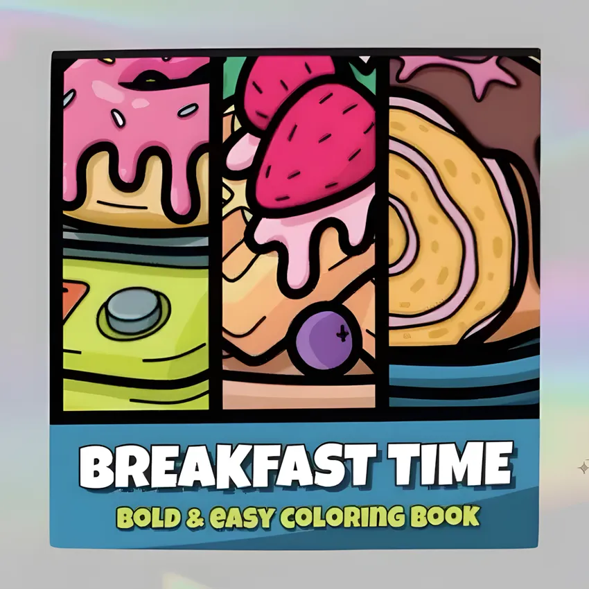 Free NOCOZY Breakfast-themed Coloring Book