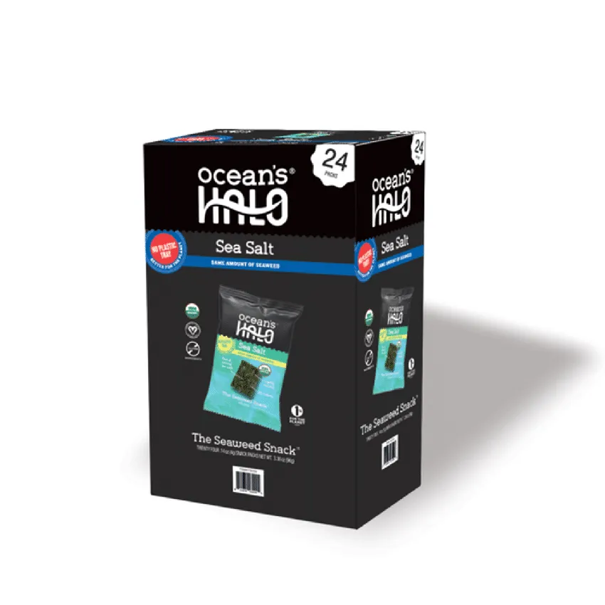 Free Oceans Halo Organic Trayless Seaweed Snack From Aisle