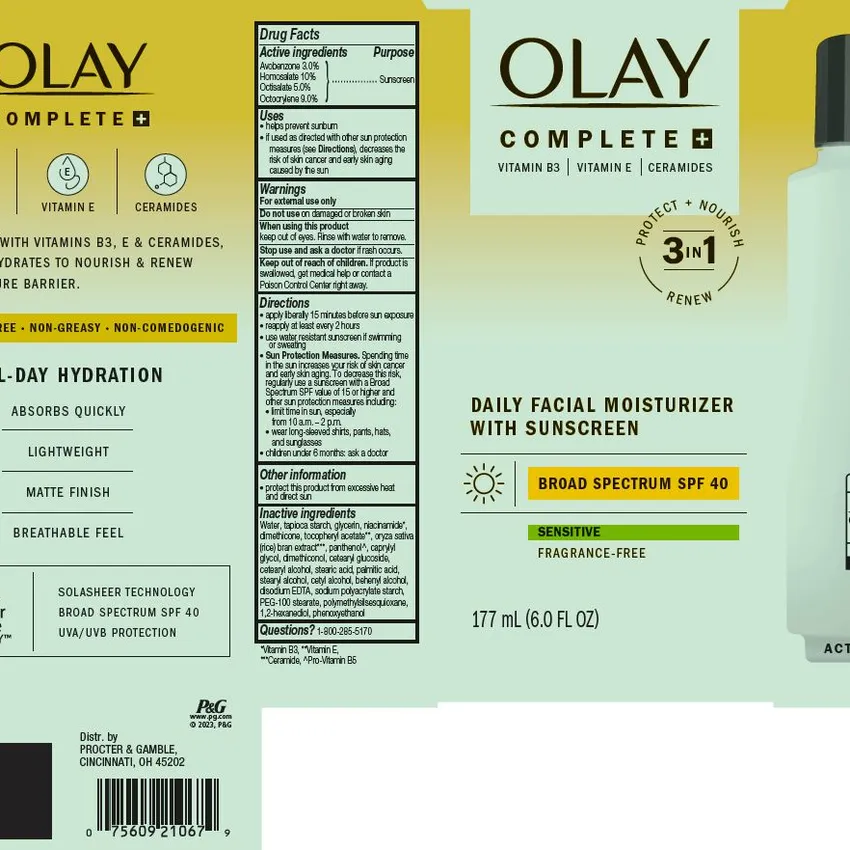 Free Olay Complete+ Daily Facial Moisturizer With SPF 40