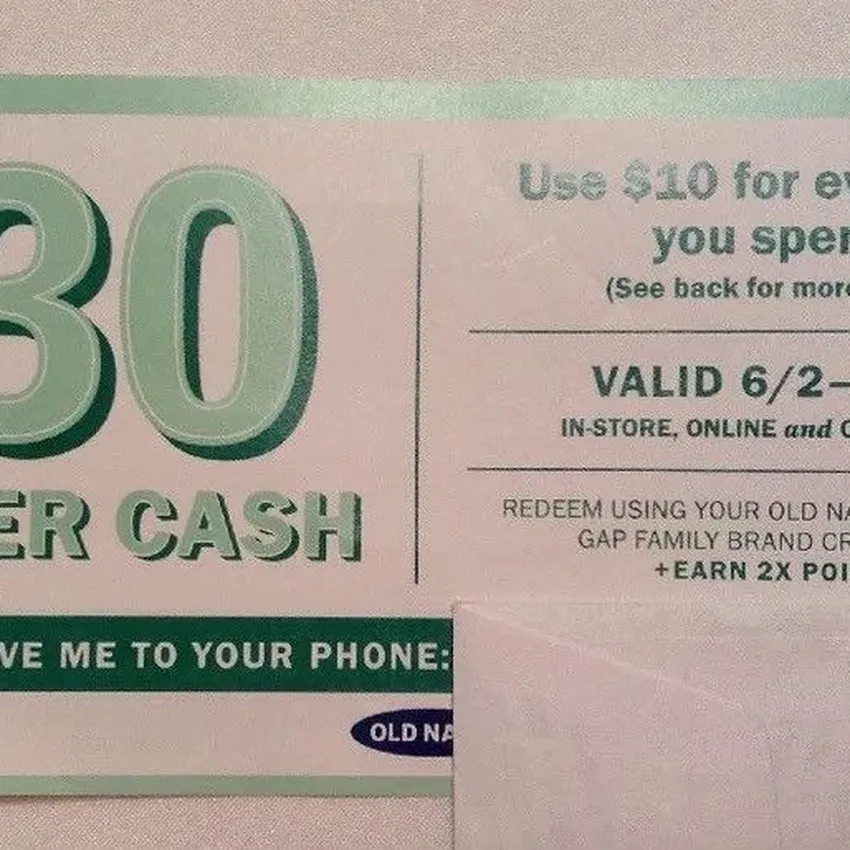Free Old Navy Super Cash From Old Navy