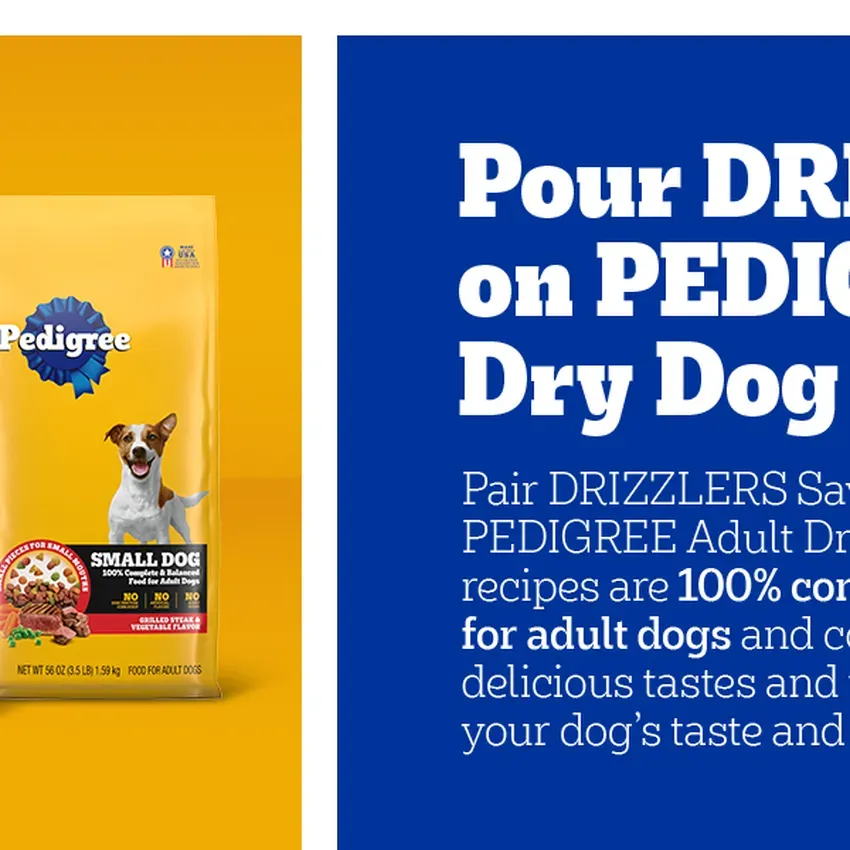 Free Pedigree Drizzlers Twin Pouch Packs From Fetch Rewards