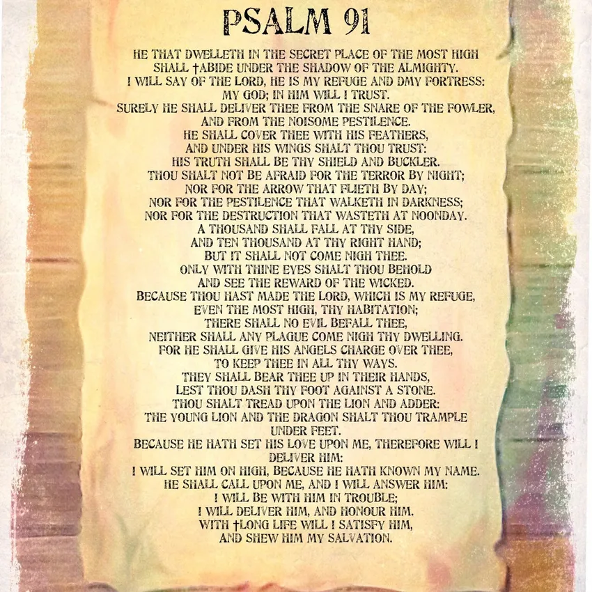 Free Psalm 91 Cards And Christian Patriotic Decals