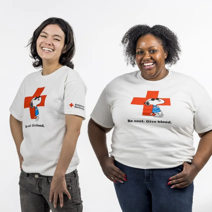 Free Red Cross X PEANUTS T-shirt