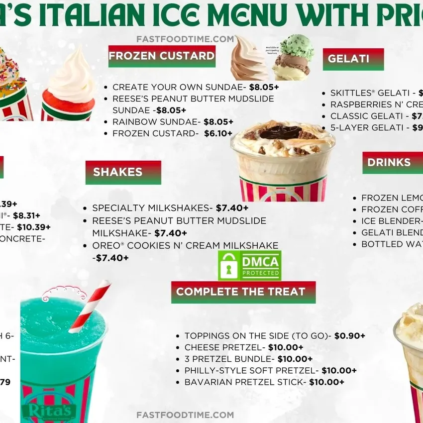 Free Ritas Italian Ice Treats From Ritas App