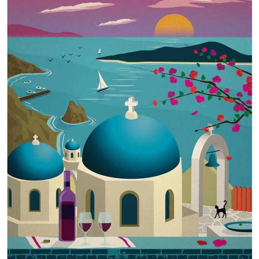 Free Santorini Party Pack From Tryazon