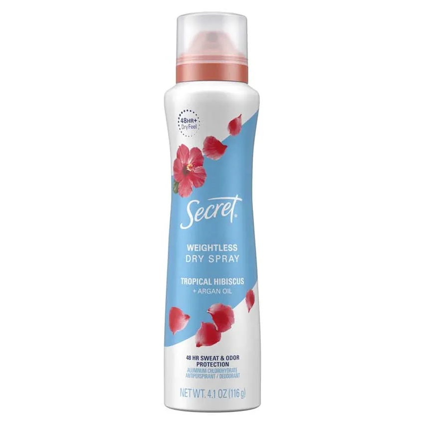 Free Secret Whole Body Cooling Deodorant Sprays