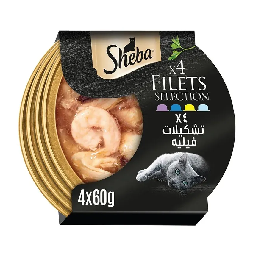 Free Sheba Selections Filets In Broth Cat Food