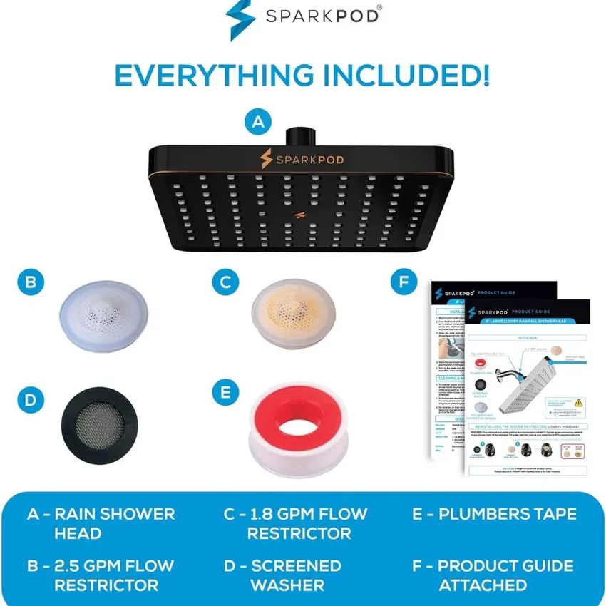 Free Sparkpod Shower Head