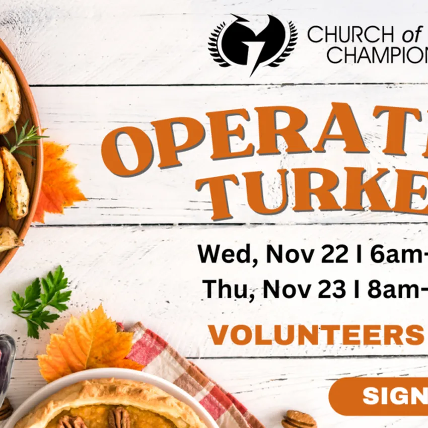 Free Thanksgiving Meal From Operation Turkey
