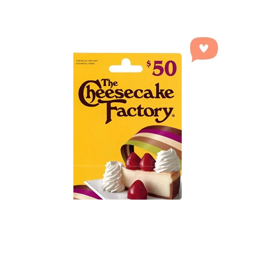 Free The Cheesecake Factory Egift Card