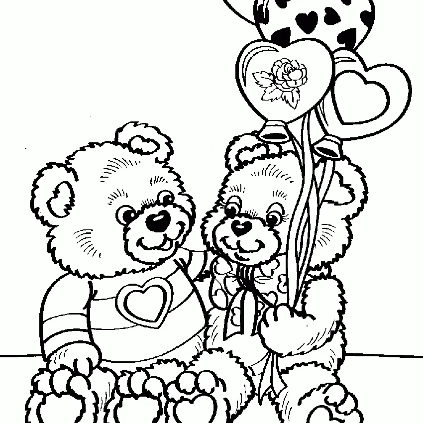 Free Valentines Day Coloring Pages From Colorgen Pro