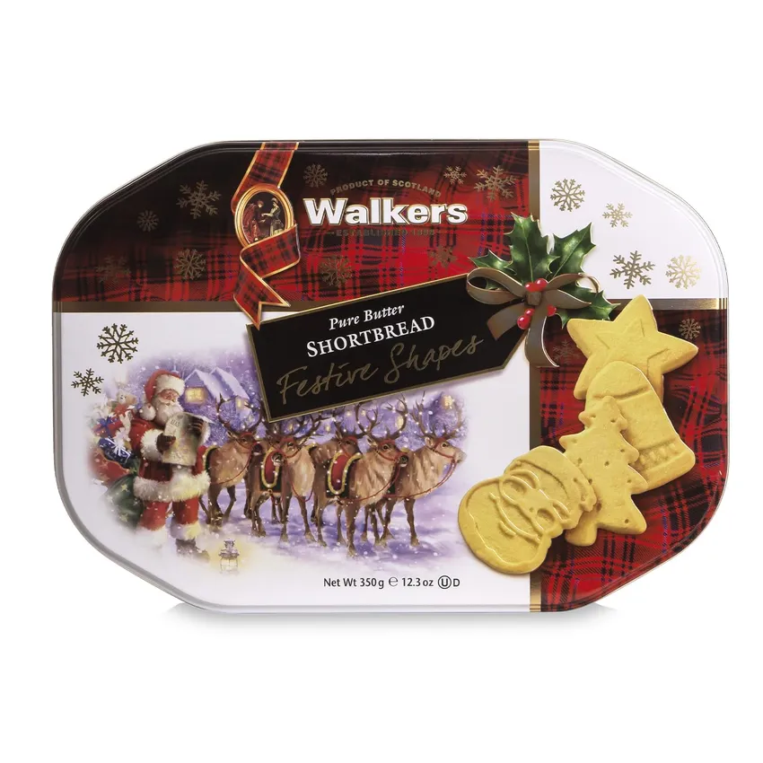 Free Walkers Festive Shapes Shortbread Cookies