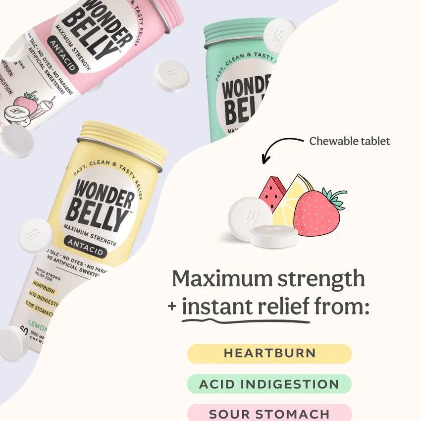 Free Wonderbelly Multi-symptom Relief Tablets