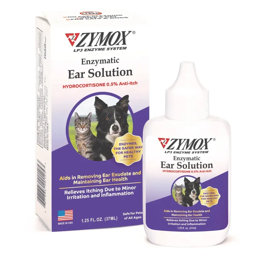 Free ZYMOX Ear Solution With 0.5% Hydrocortisone