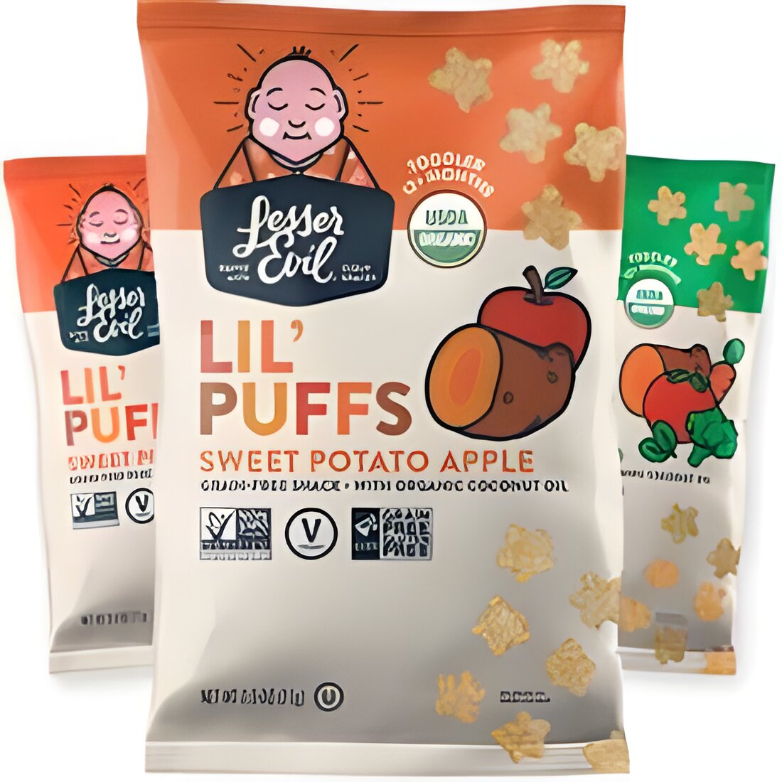 Free Lesserevil Lil' Puffs: Sweet Potato Apple